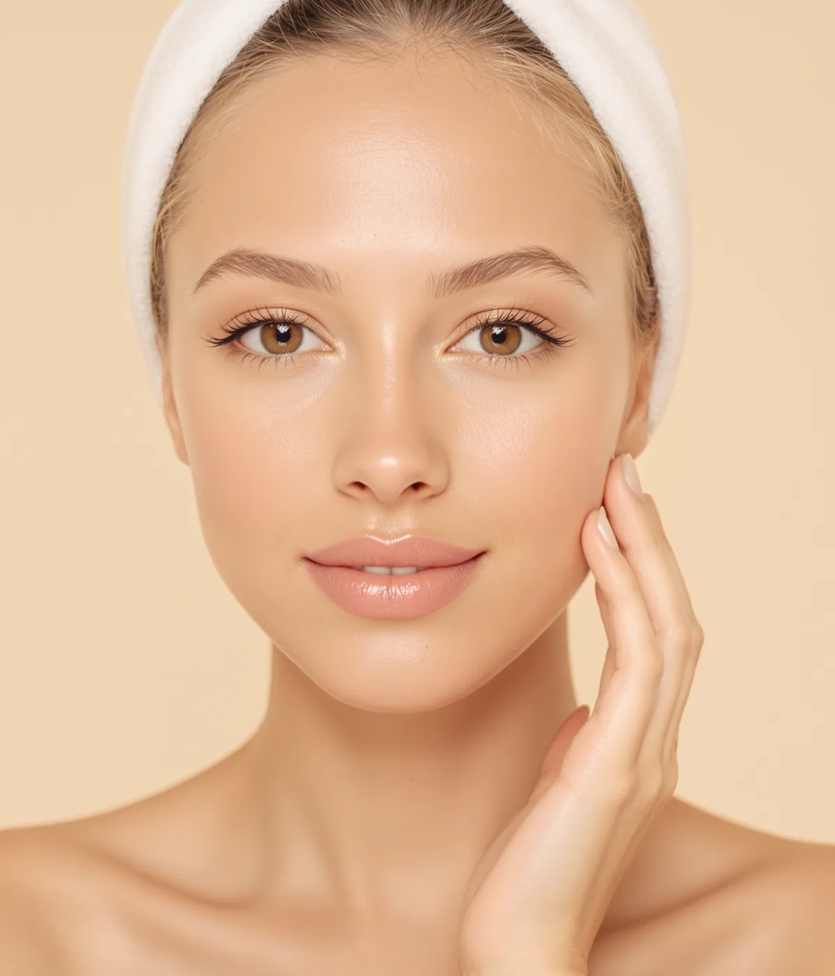 After: After a series of three clarifying facials