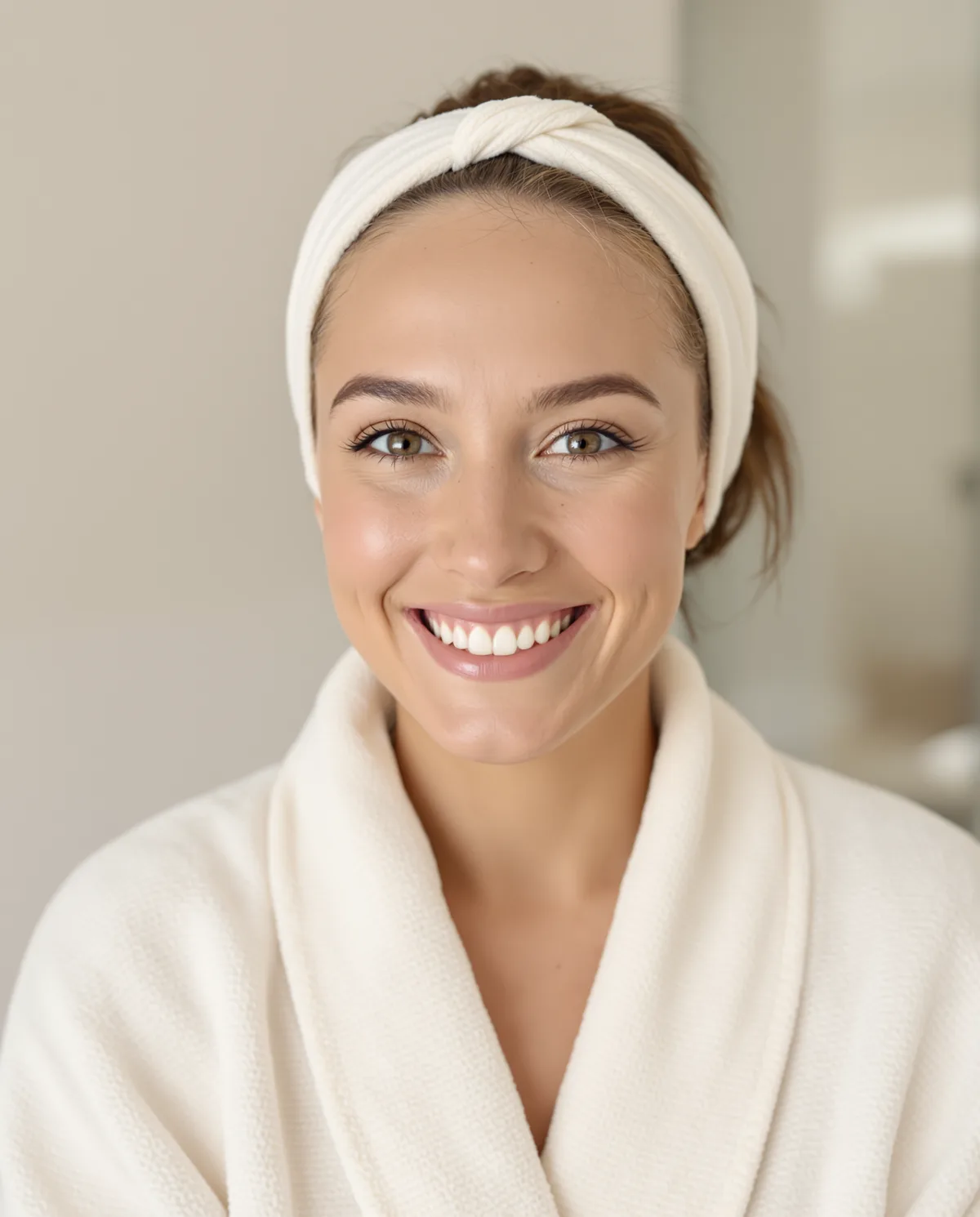 Signature glow facial, Straight after, no makeup