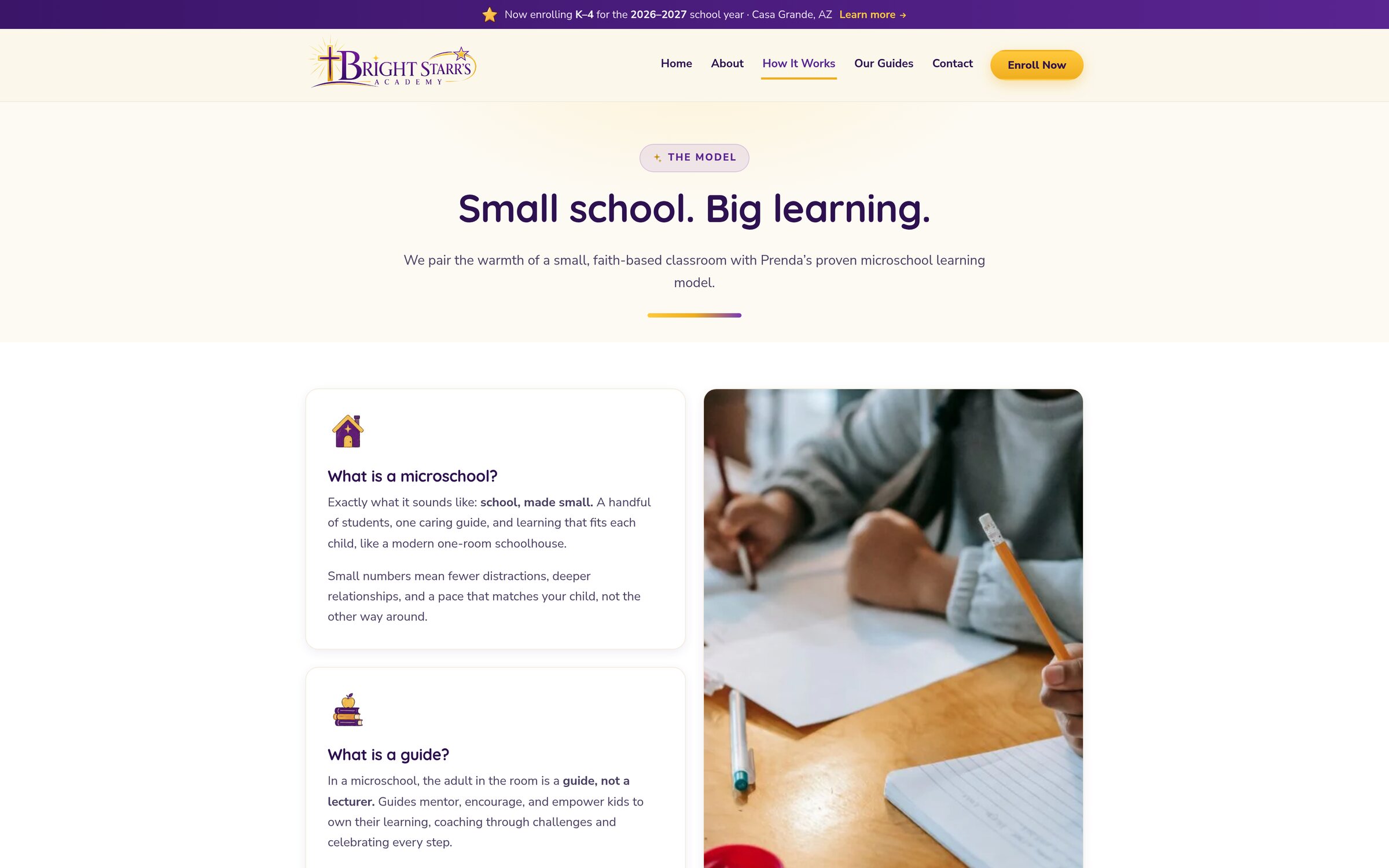Bright Starr’s Academy How it works