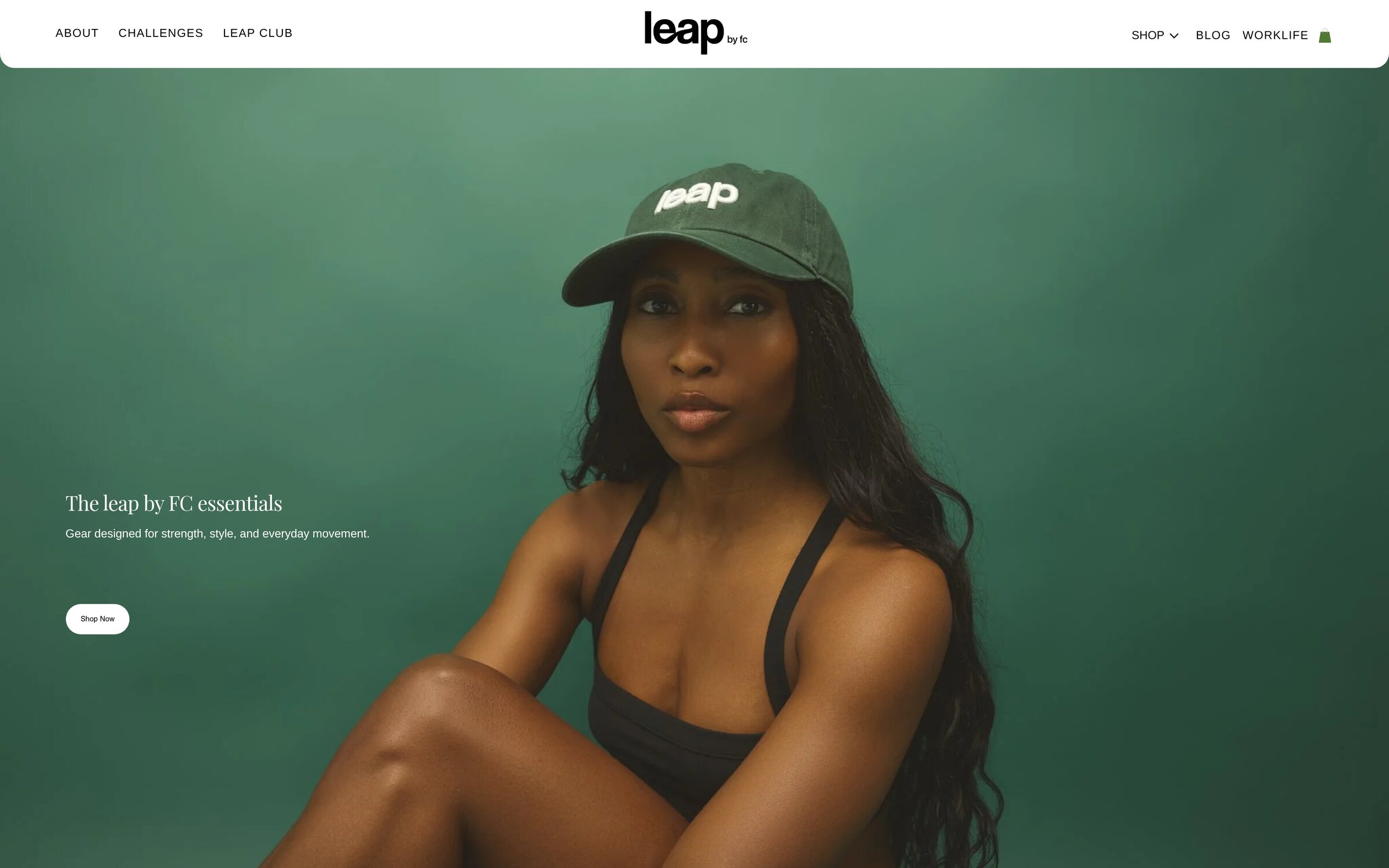 Leap by FC Shop, with Equipment and Everyday Edit products priced and linked