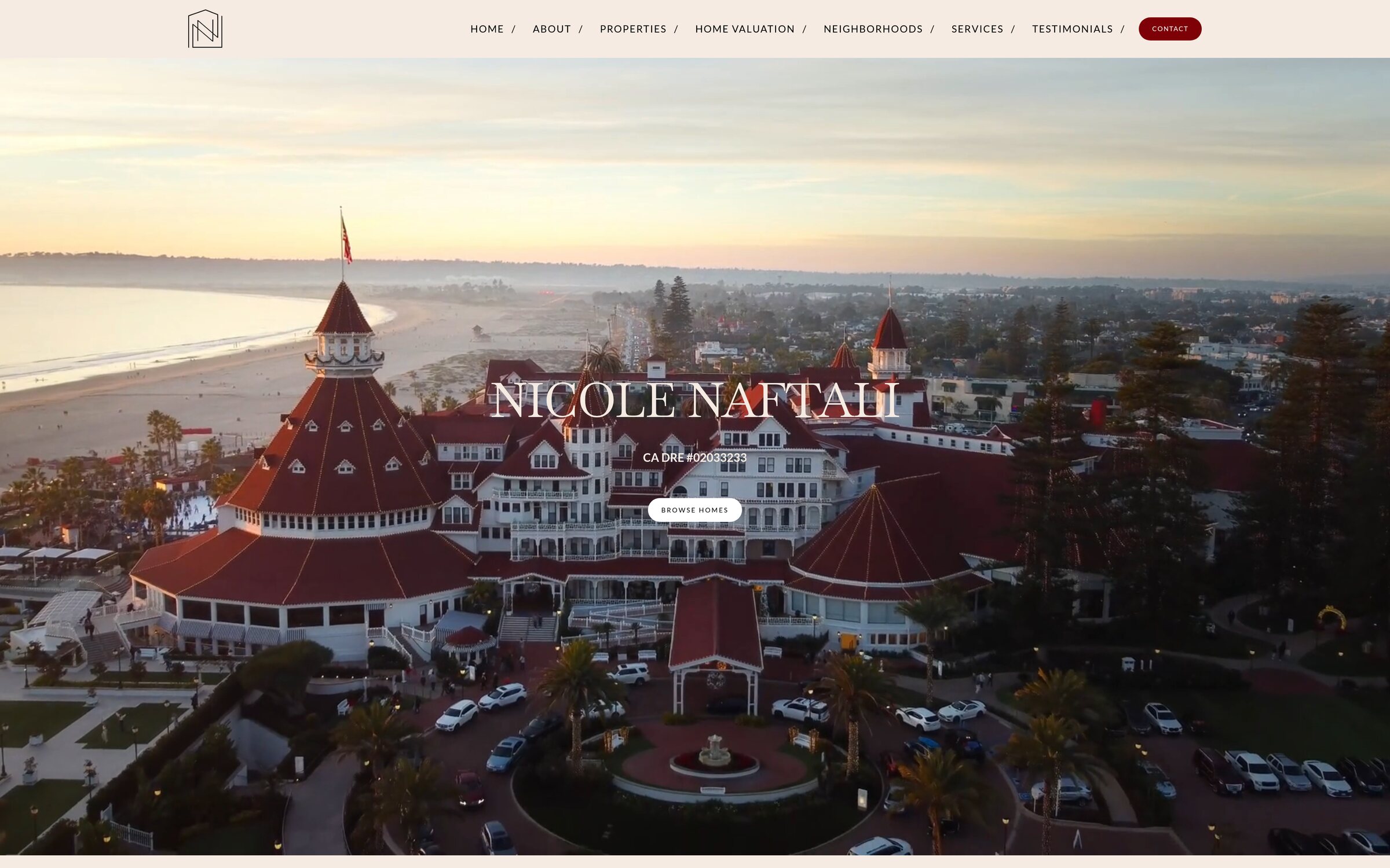 Nicole Naftali Real Estate Home page: browse homes, get a home value, or open a neighborhood guide.
